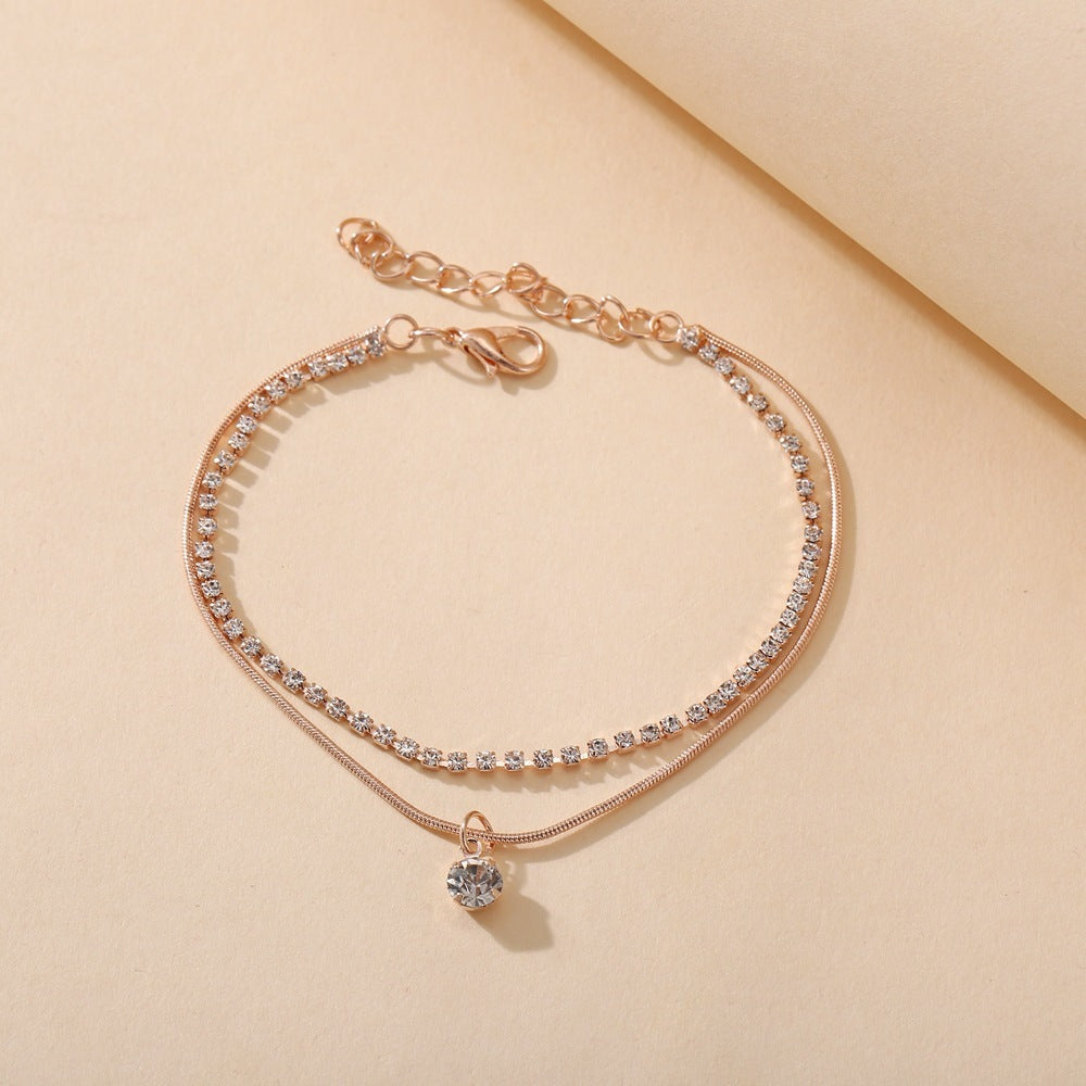 Boho Beaded Anklet – Trendy Summer Foot Jewelry