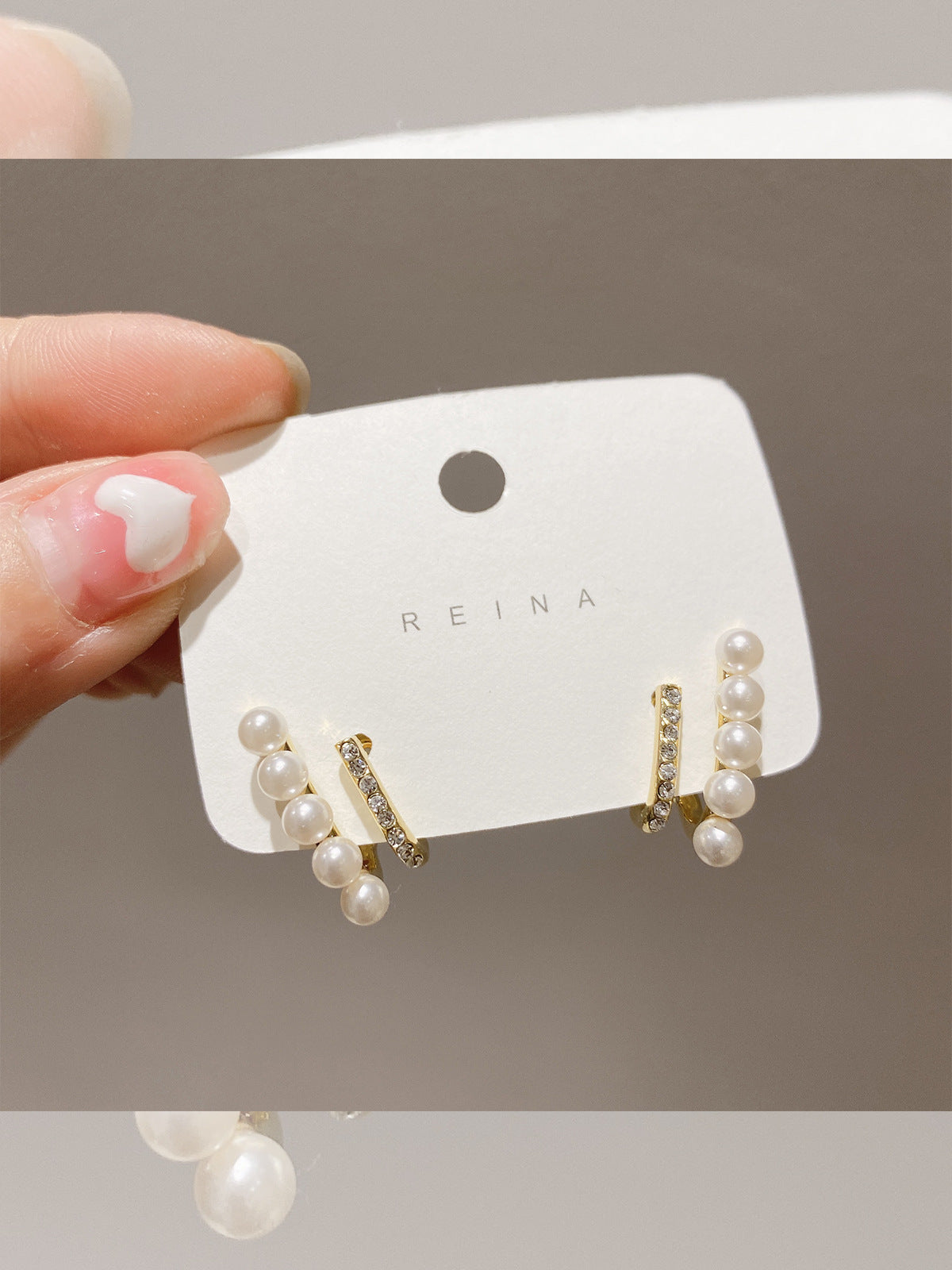 French Pearl Stud Earrings – Classic Elegant Jewelry