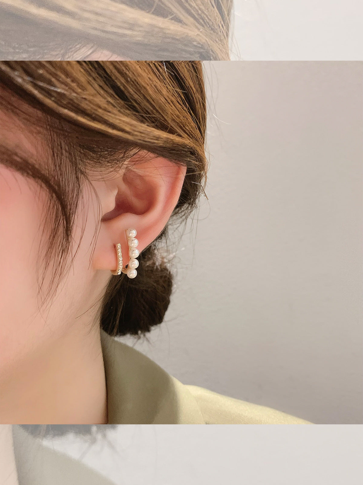 French Pearl Stud Earrings – Classic Elegant Jewelry